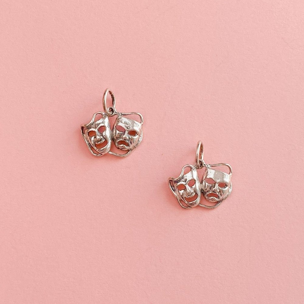Vintage Silver Sock and Buskin Charm